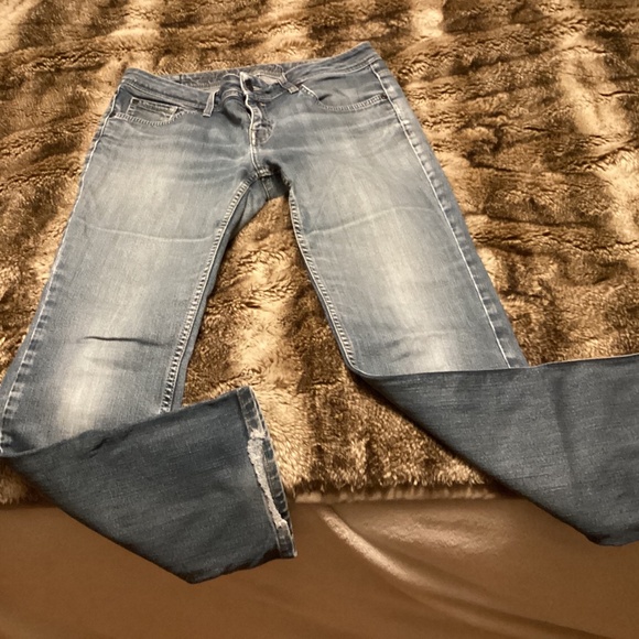 Vintage Esprit Slim Low Rise Blue Jeans - 31/32 (29 inch inseam) - Picture 6 of 8